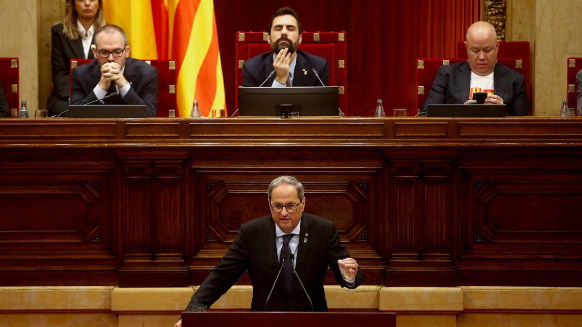 Quim Torra llama a «poner urnas para la autodeterminación lo más pronto posible»