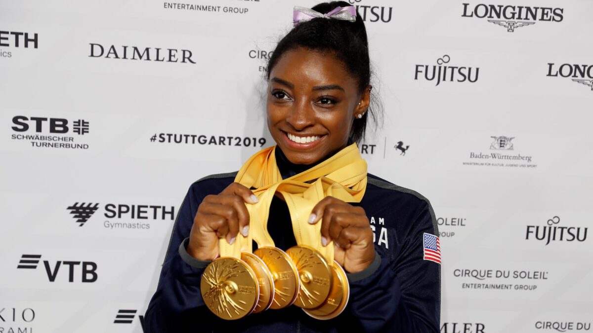 Simone Biles se despide del Mundial con un estratosférico récord de 25 medallas