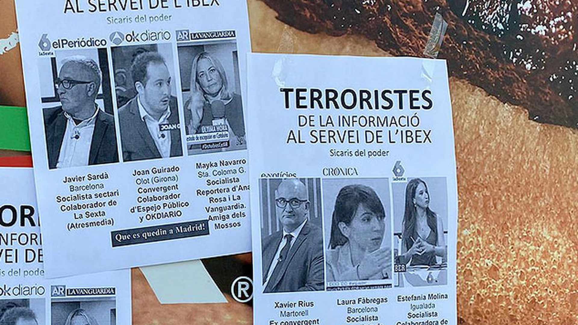 Varias asociaciones profesionales condenan las amenazas a periodistas en Cataluña