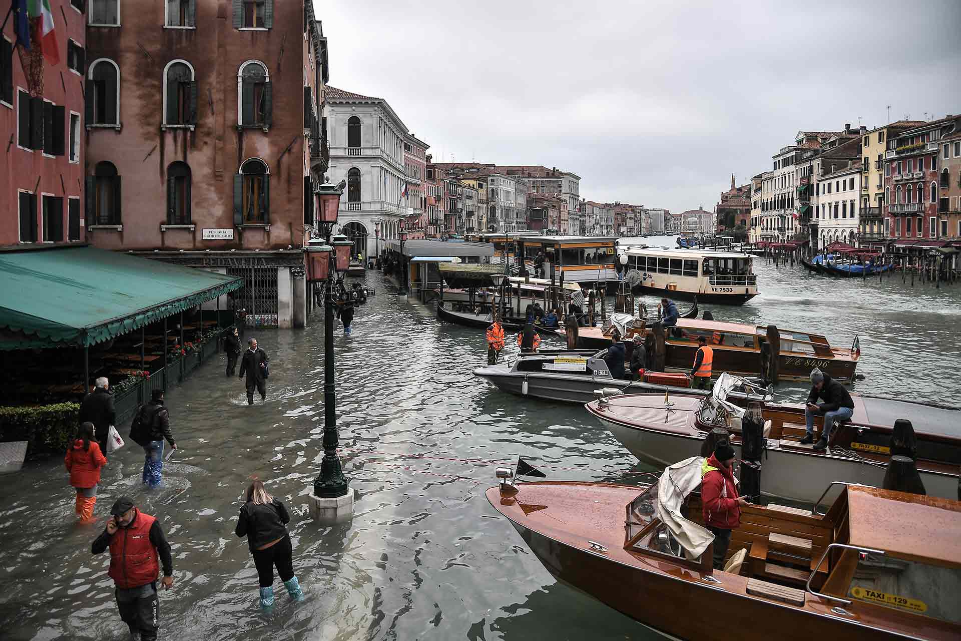 Dos fallecidos en Venecia tras la peor inundación desde 1966