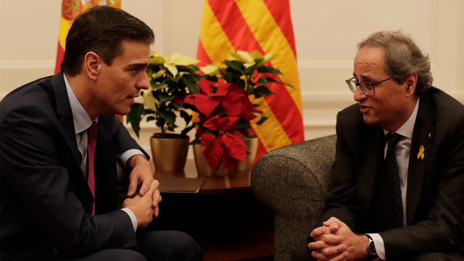 Sánchez, dispuesto a reunirse con Torra cuando haya Gobierno para "resolver la crisis política" en Cataluña