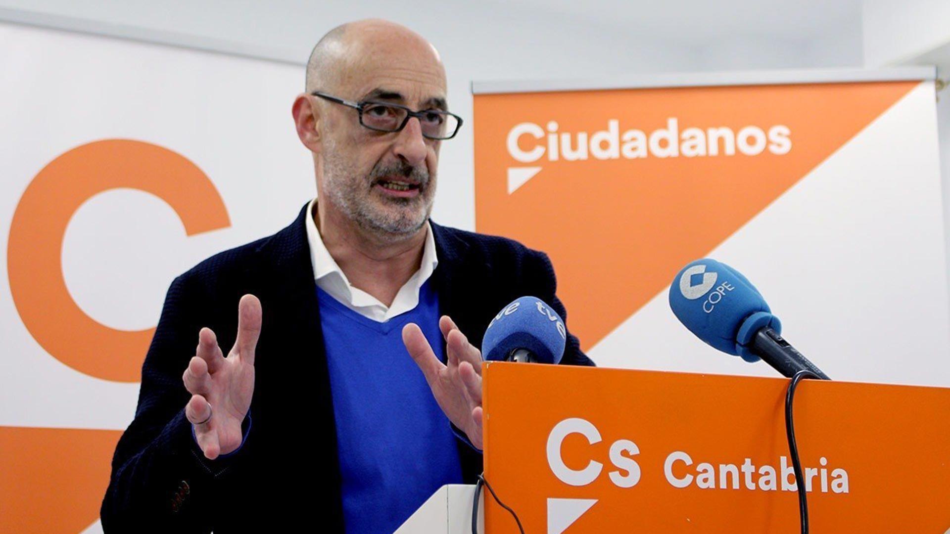 El portavoz de Cs de Cantabria, Félix Álvarez 'Felisuco', dimite por desavenencias con la dirección