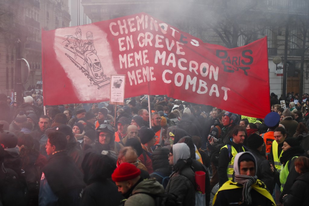 Las protestas contra la reforma de las pensiones en Francia no cesa ni con la llamada al diálogo de Macron 1