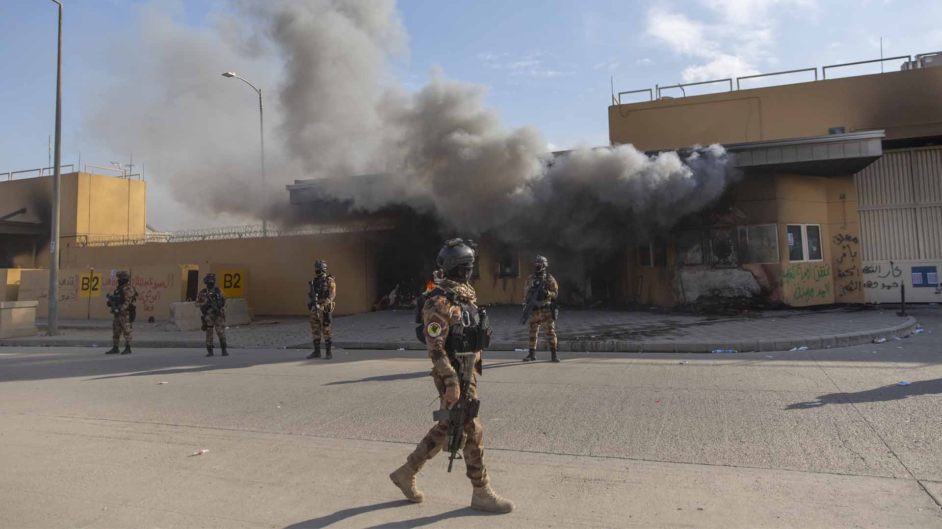 Nuevo ataque en la Zona Verde de Bagdad: dos cohetes impactan cerca de la embajada de EEUU