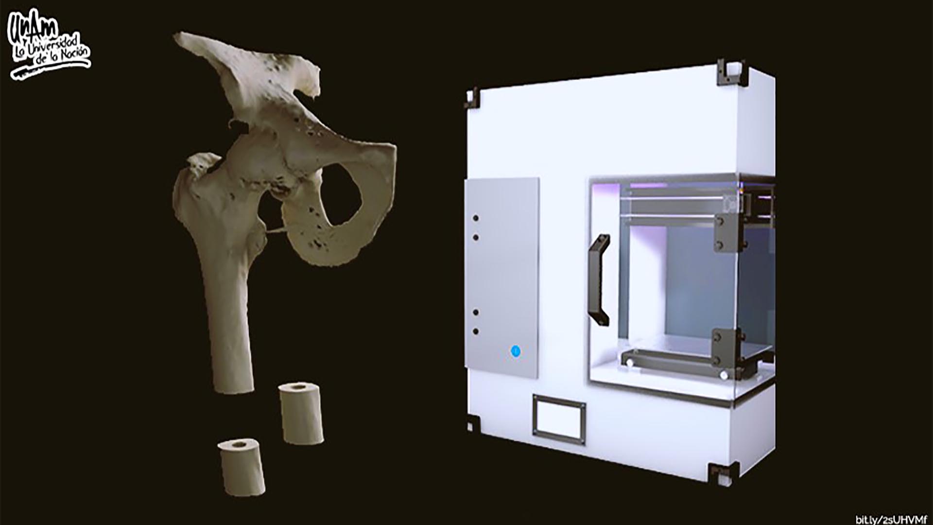 Un estudiante desarrolla una impresora 3D que reproduce ‘huesos’