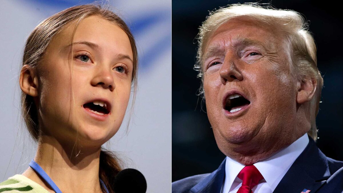 Trump y Thunberg copan la atención en el foro de Davos