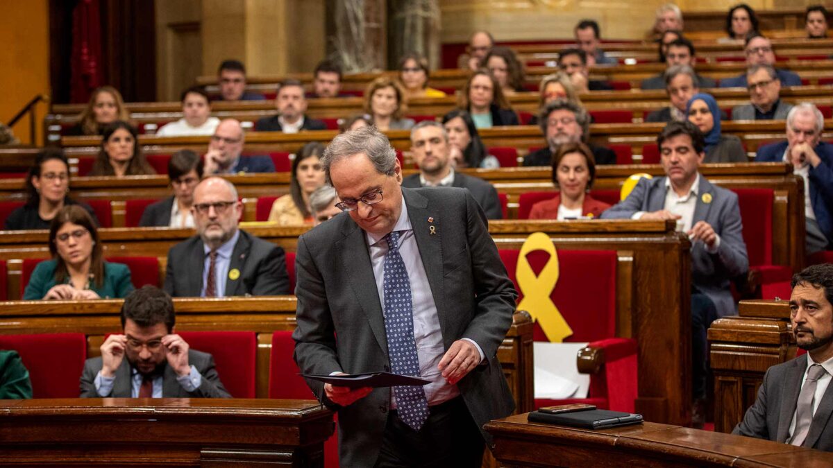 El PP se querella contra Torra por “usurpación de funciones” al seguir como presidente de la Generalitat