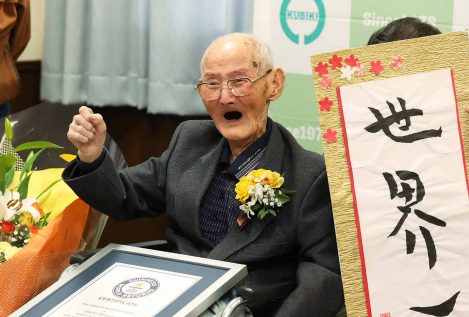 Muere en Japón a los 112 años el hombre más viejo del mundo