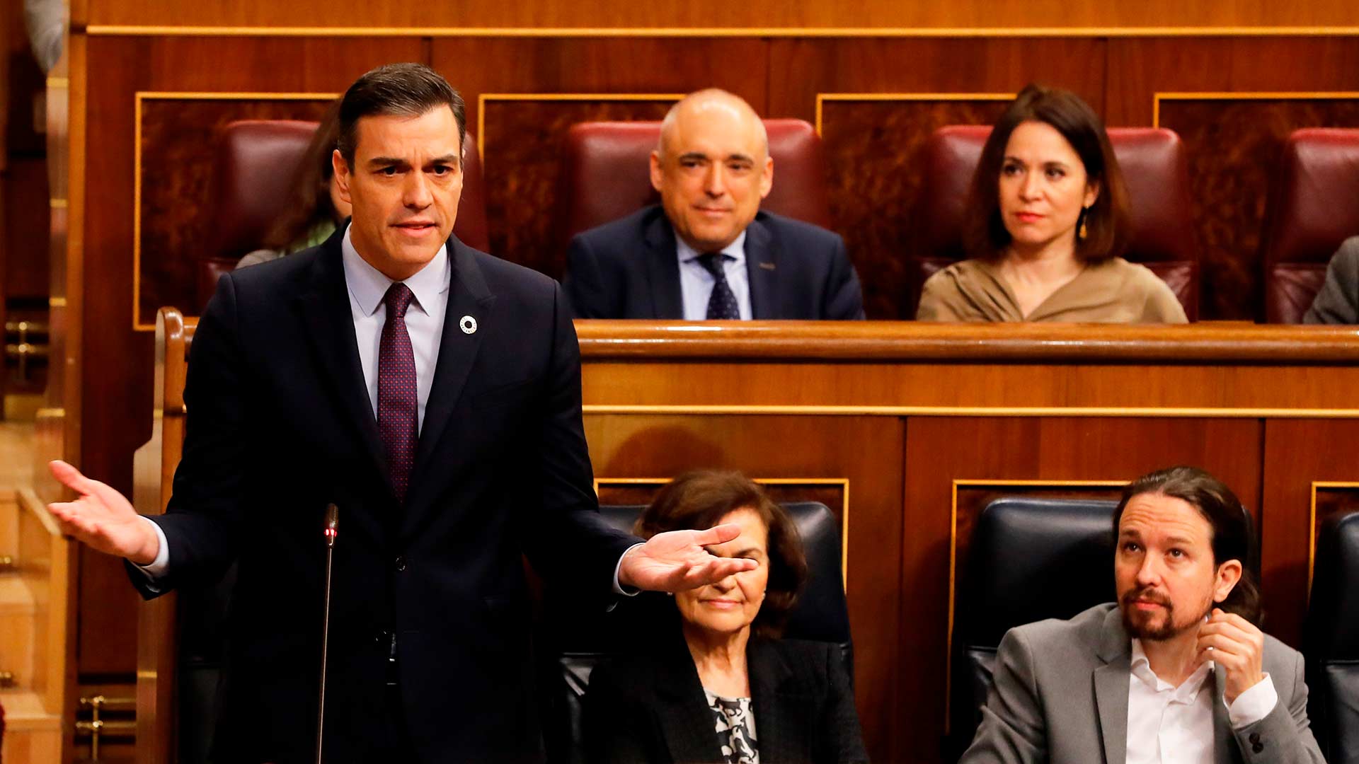 Sánchez reitera su apoyo a Ábalos y se refiere a Guaidó como el «líder de la oposición en Venezuela»