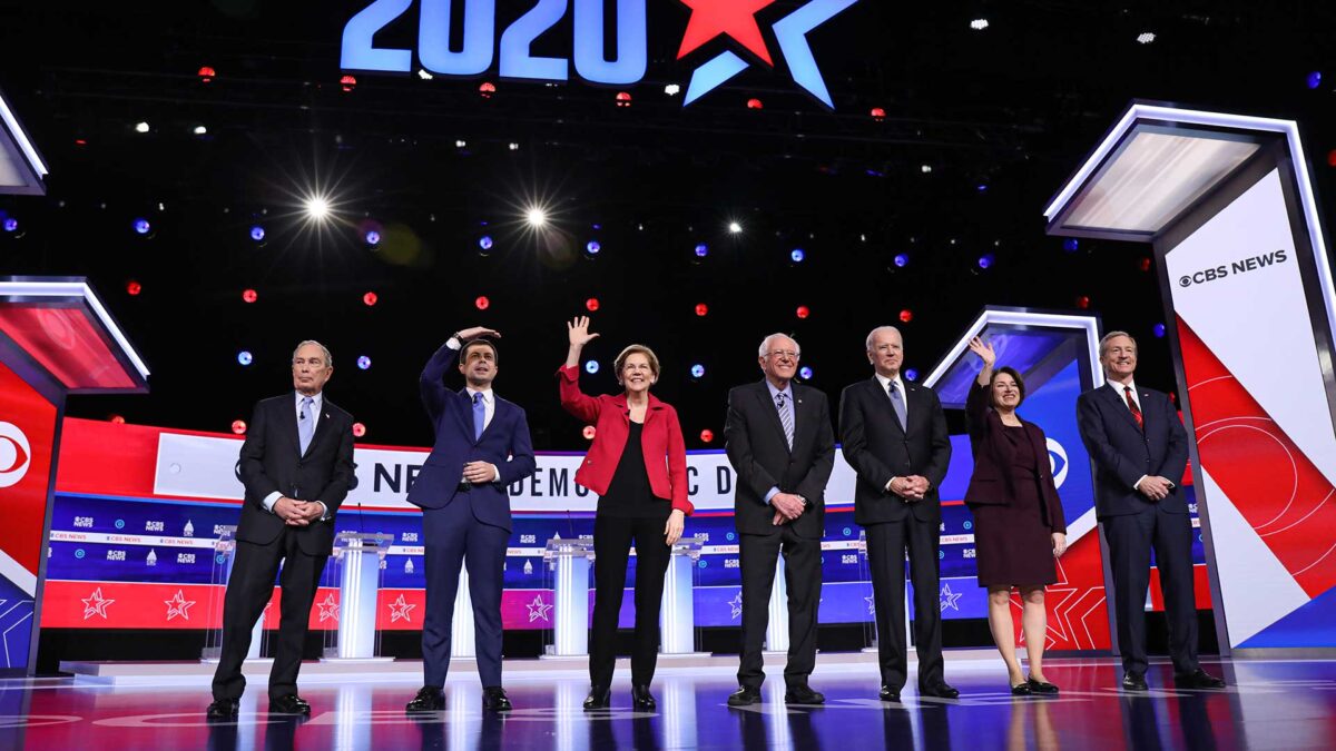 Todos contra Sanders en el debate demócrata previo a las primarias clave