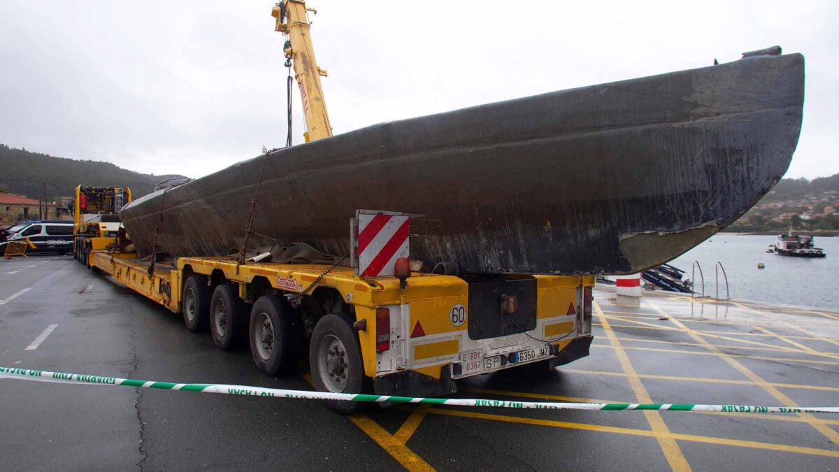 Excarcelados dos de los detenidos por el narcosubmarino interceptado en Cangas