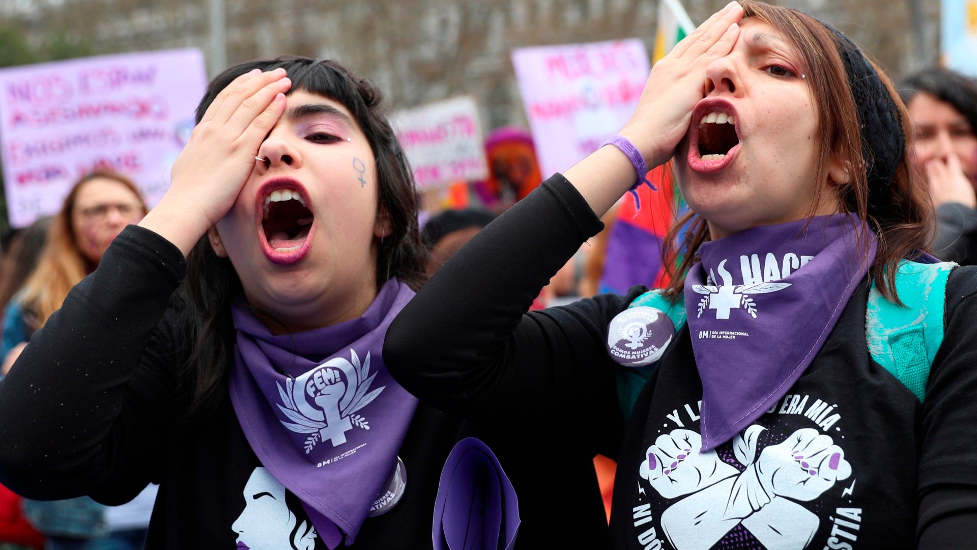 Las calles de España se llenan de feminismo por el 8M