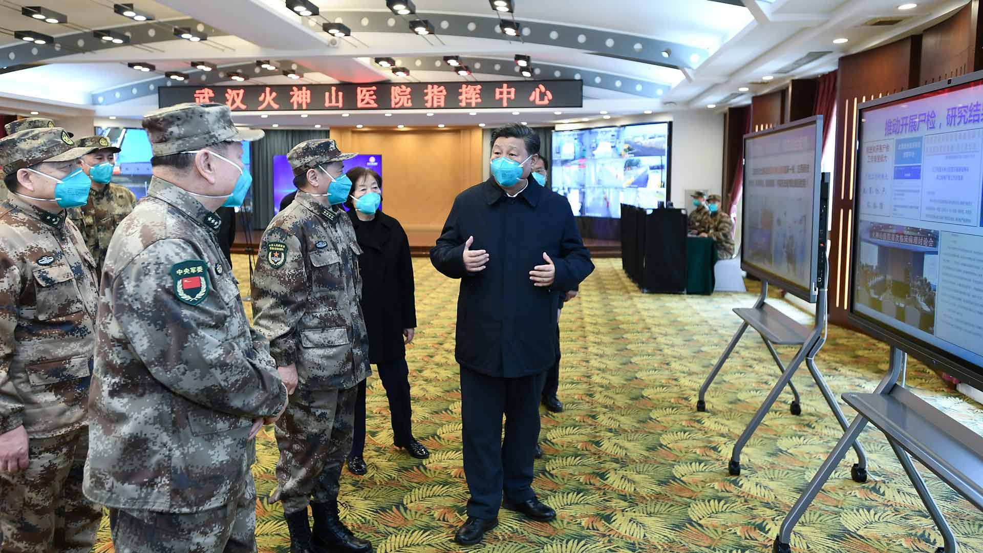 Xi Jinping visita por sorpresa Wuhan, epicentro de la epidemia de coronavirus