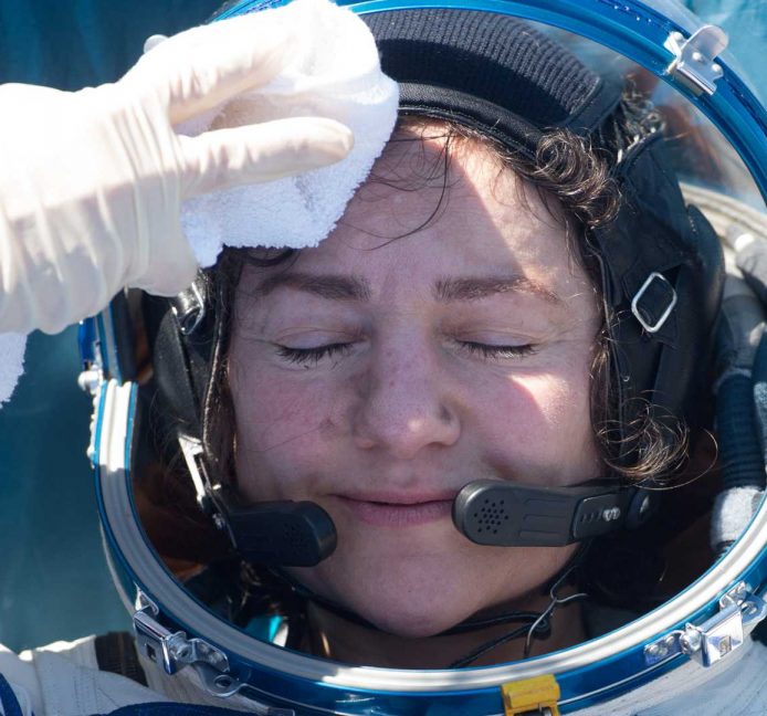 Tres astronautas de la Estación Espacial regresan a la Tierra en plena pandemia de coronavirus
