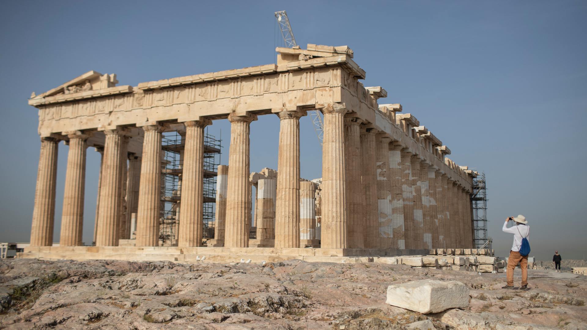 La Acrópolis de Atenas abre de nuevo sus puertas tras dos meses de cuarentena