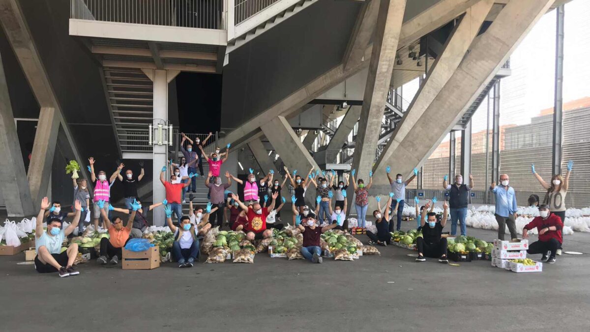 #LaSolidaridadNoSeCancela: unas 20 asociaciones se unen y reparten comida para los más necesitados