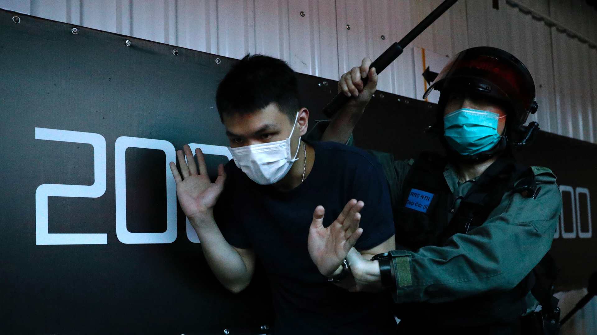 Más de 180 detenidos en la protesta contra la ley de seguridad china en Hong Kong
