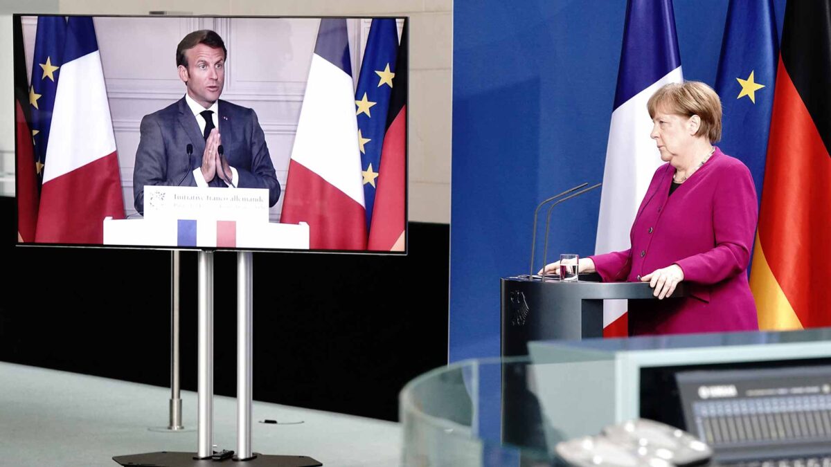 Merkel y Macron proponen un fondo europeo de 500.000 millones para la reconstrucción