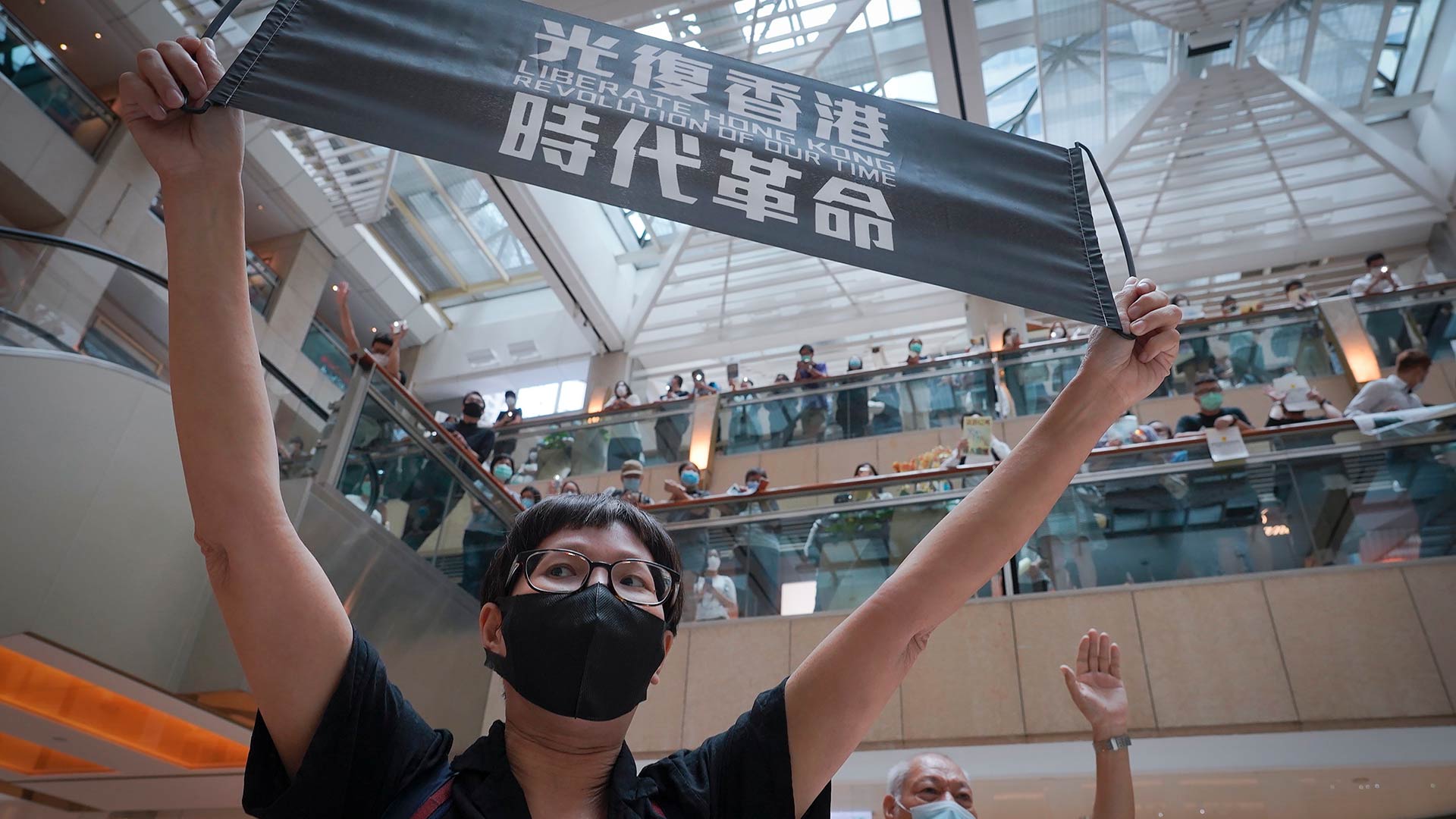Los manifestantes de Hong Kong, un año desde el inicio de las protestas