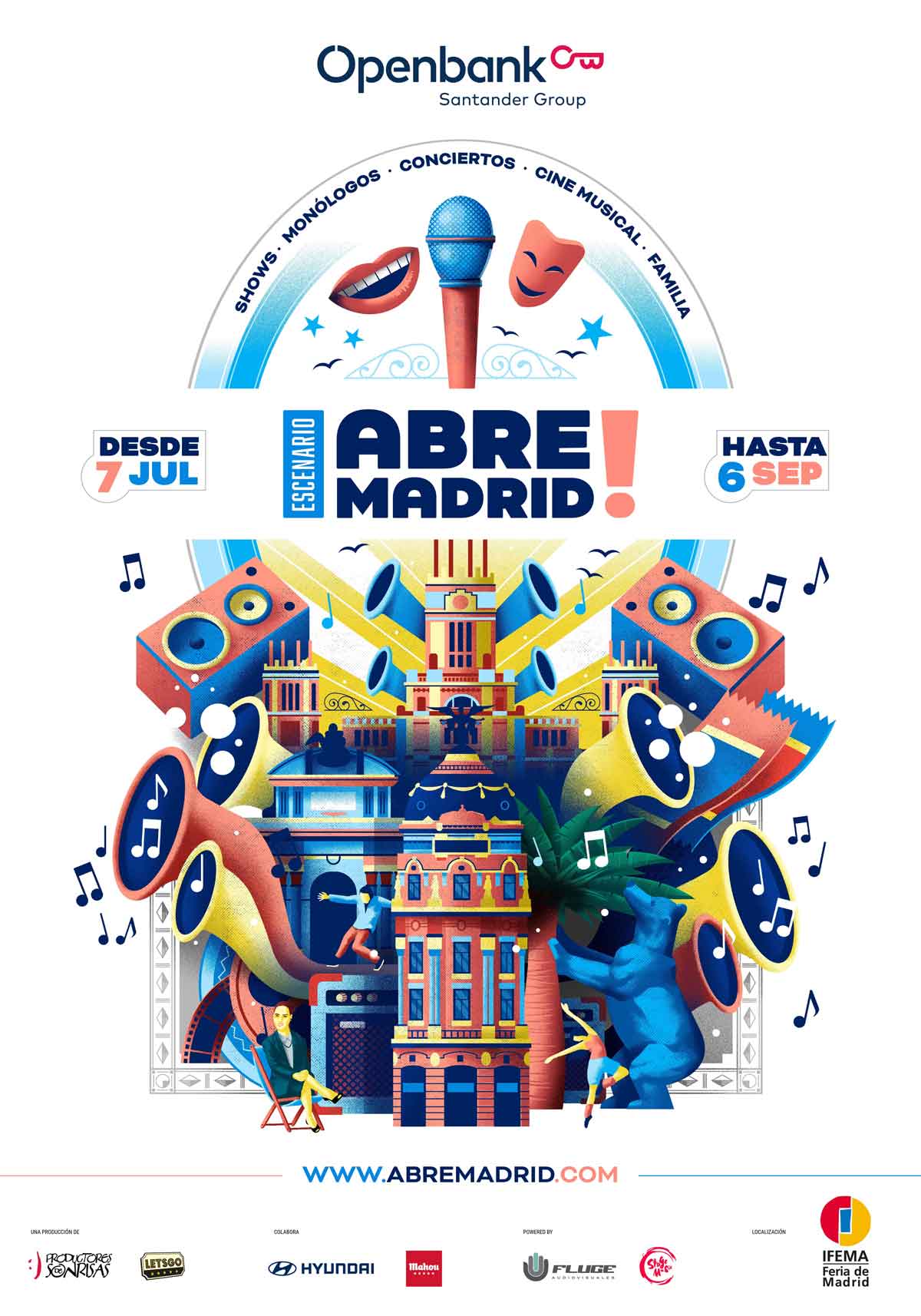 Abre Madrid: conciertos, monólogos, cine y espectáculos al aire libre para la nueva normalidad 1