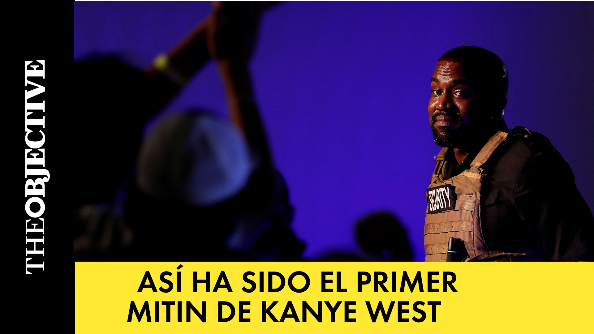 Así ha sido el primer mitin de Kanye West