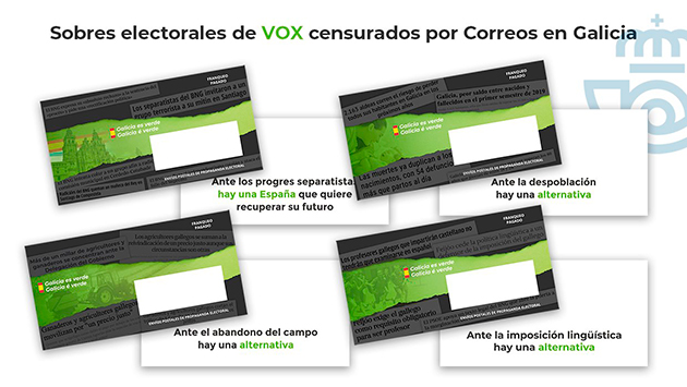 La Junta Electoral da la razón a Vox y ordena a Correos que reparta la propaganda que tenía bloqueada 2