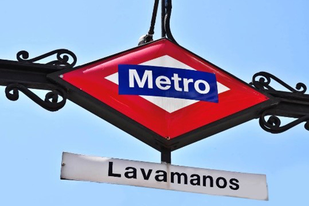 Piden que la estación de metro Lavapiés pase a llamarse Lavamanos para concienciar sobre el coronavirus