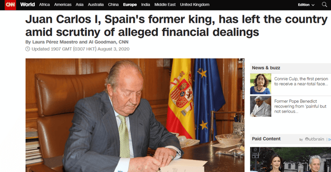 Así recoge la prensa internacional el anuncio del rey Juan Carlos de abandonar España 3