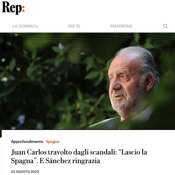 Así recoge la prensa internacional el anuncio del rey Juan Carlos de abandonar España 7