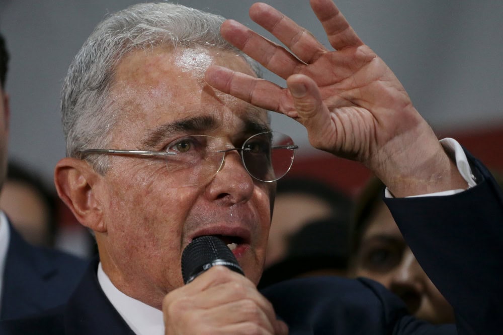 Colombia ordena la detención del expresidente Álvaro Uribe