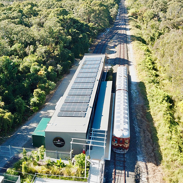 Byron Bay Train: así es viajar en el primer tren solar del mundo 3