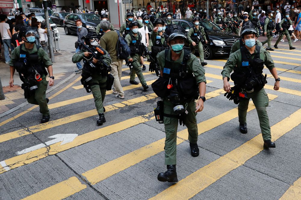 Detienen a una niña de 12 años durante la última jornada de protestas en Hong Kong