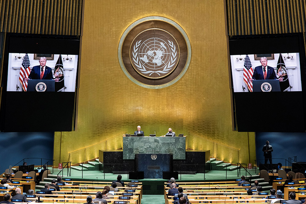 Trump fustiga a China ante la ONU en un discurso diseñado para su reelección