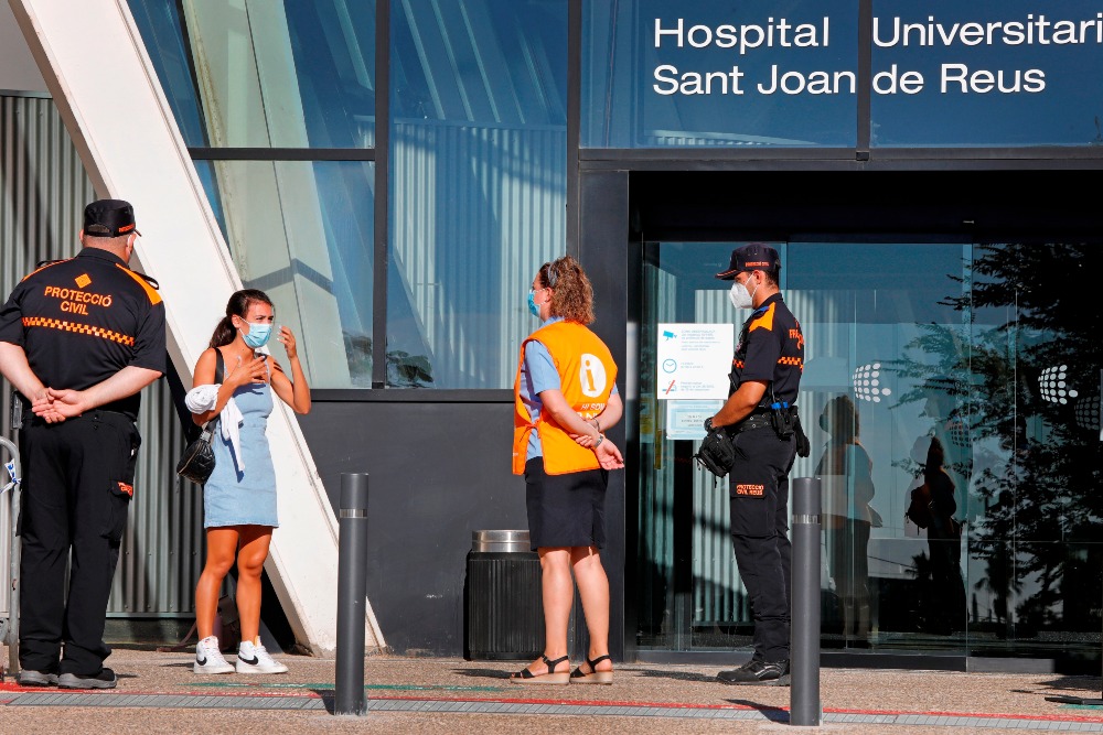 Un brote de coronavirus afecta a 26 pacientes del Hospital Sant Joan de Reus