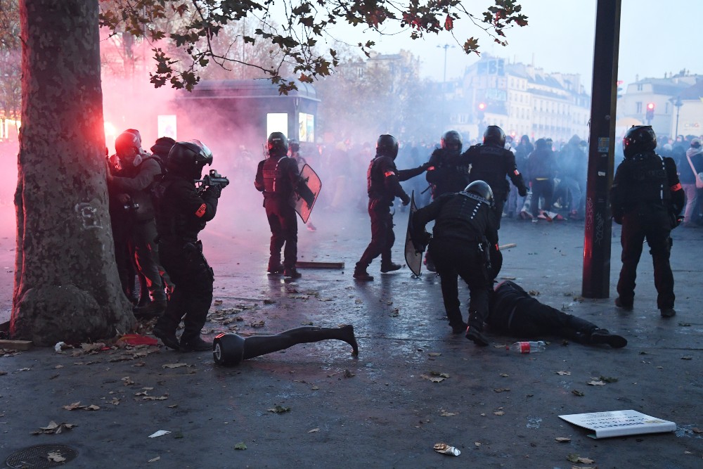 Protesta masiva en Francia por un proyecto de ley de seguridad