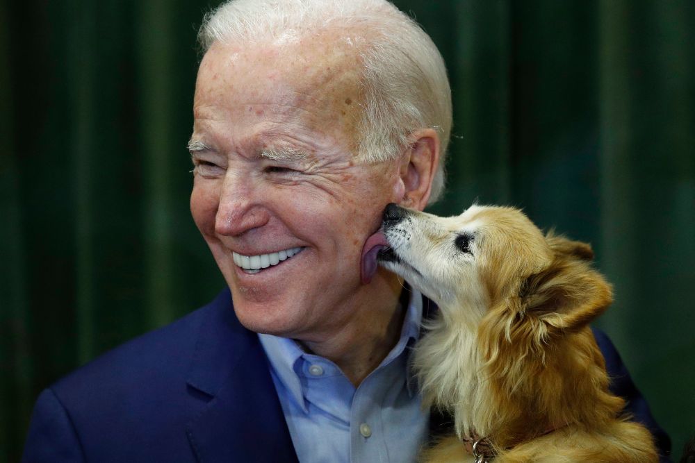 Joe Biden se fractura el pie mientras jugaba con su perro