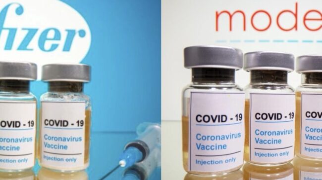 ¿Qué vacuna es mejor, la de la farmacéutica Moderna o la de Pfizer?