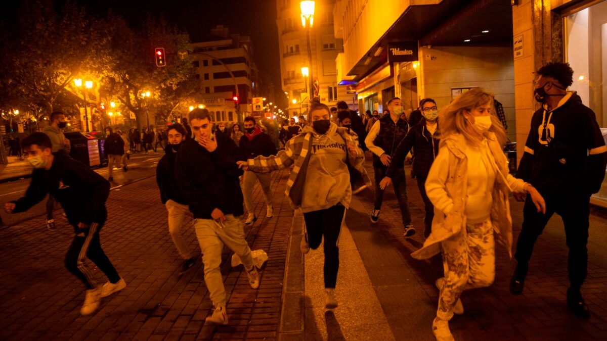 Algunos chavales de Logroño