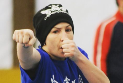 Aquel día Miriam sabía pegar