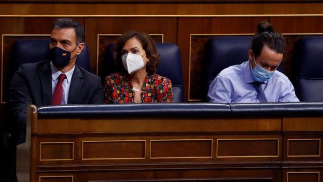 Carmen Calvo acusa al PP de tener un "trauma histórico" por no aceptar que la izquierda gane elecciones