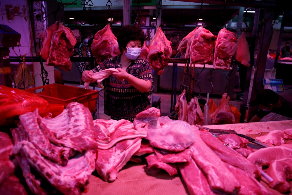 China encuentra restos de coronavirus en carne procedente de Francia