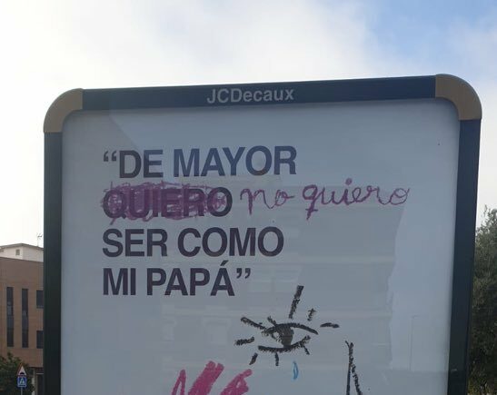 Polémica por un cartel contra la violencia de género promovido por PP y Ciudadanos