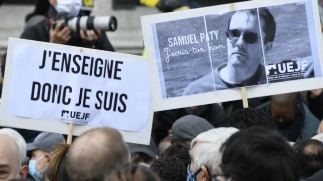 Sanciones para los alumnos franceses que saboteen el homenaje a Samuel Paty