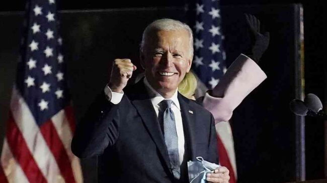 Definitivamente Biden se convierte en el presidente proyectado tras el recuento de Georgia