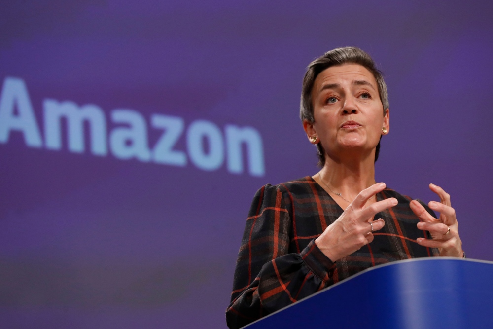 La UE acusa a Amazon de violar las reglas europeas de competencia