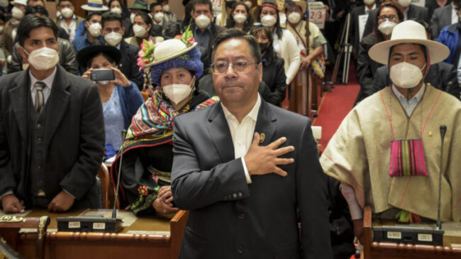La investidura de Luis Arce trae consigo el regreso al poder de "El MAS" de Evo Morales