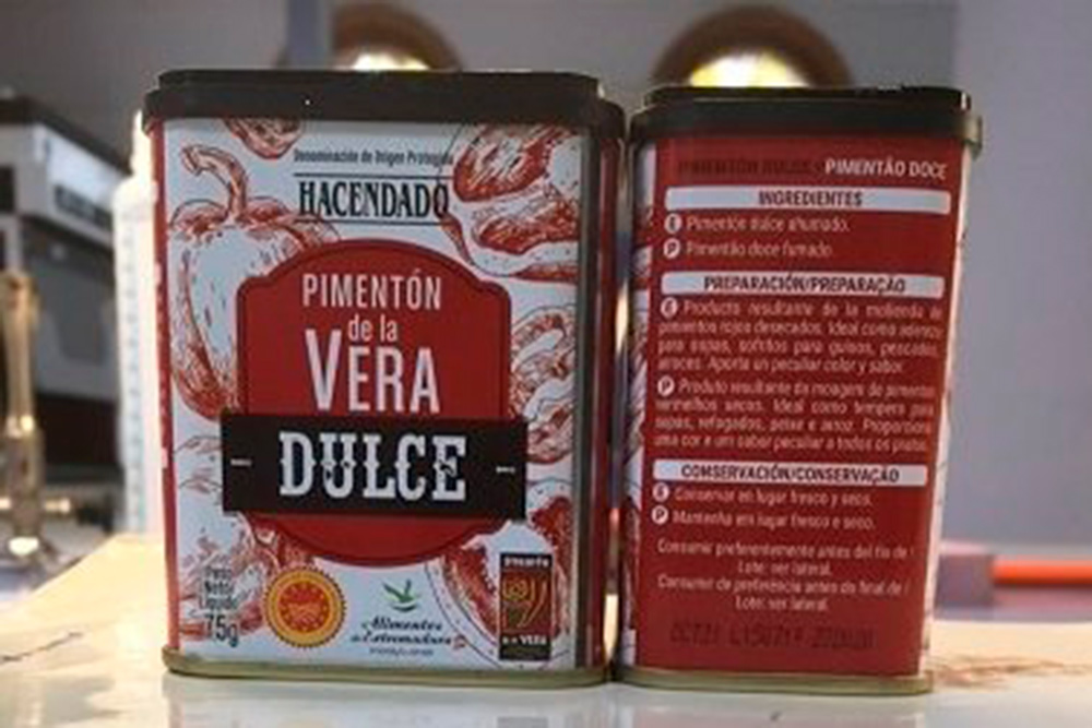 Mercadona retira un lote de pimentón de la Vera dulce Hacendado tras una alerta por salmonella