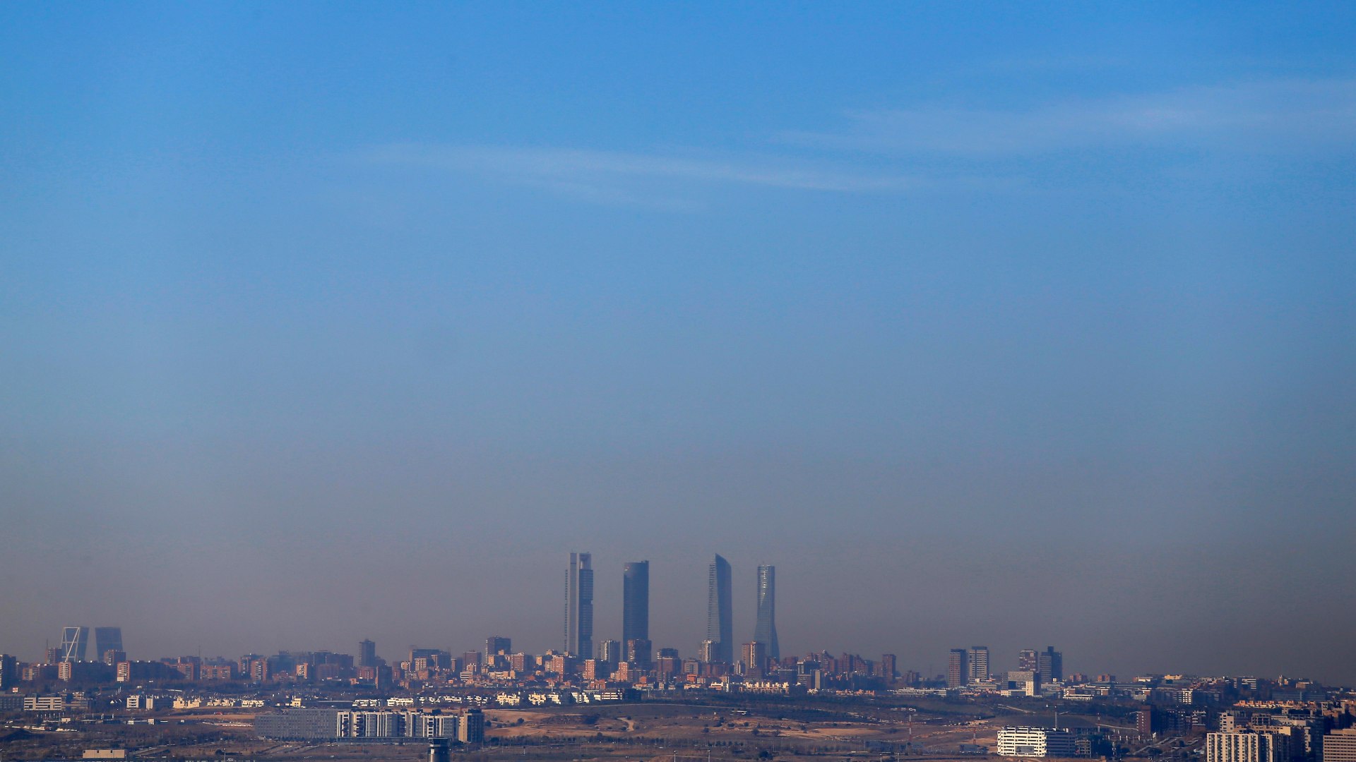 Un billón de microplásticos en el cielo de Madrid