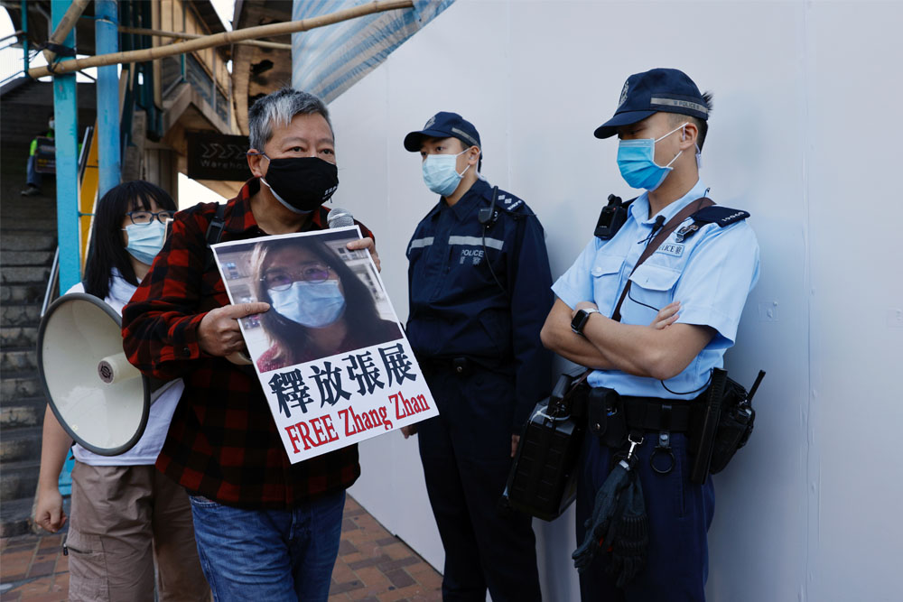 Condenada a cuatro años de cárcel una bloguera china por sus reportajes sobre el coronavirus en Wuhan