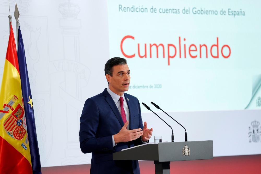 Pedro Sánchez afirma que ha cumplido el 23,4% de los compromisos de investidura